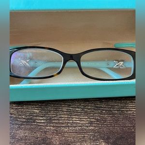 Tiffany & Co Havana/Tiffany Blue Frames (lenses have prescription)
